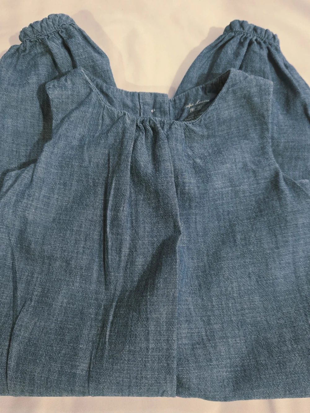 Ralph Lauren Blue Chambray Romper